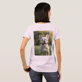 T-shirt Customized with 2 and text (Dos entier)