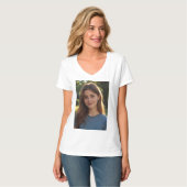 T-shirt Customized with two photos (Devant entier)