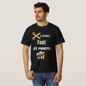T-shirt Cut Losses Fast Let Profits Run Quote (Devant entier)
