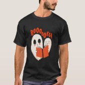 T-shirt Cute 2 Ghosts Lecture Livres Halloween Bookworm Gh (Devant)