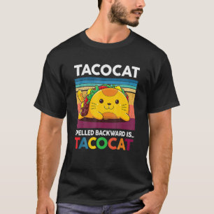 T-shirt Cute Aco Enfants Aco Chat Articulé Vers L'Arrière-