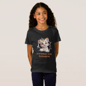 T-Shirt Cute Adorable Tiger Cub Peeeeeout Du Trou Orang (Devant entier)