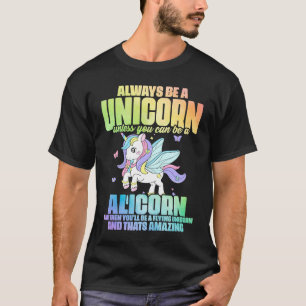 T-shirt Cute Alicorn Magique Unicorn Imaginaire Legendaire