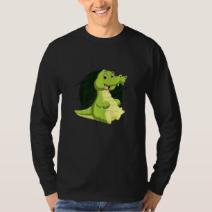 T-shirt Cute Alligator Reptiles Zoo Animaux Étangs Crocodi