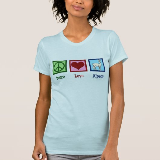 T-shirt Cute Alpaca (Devant)