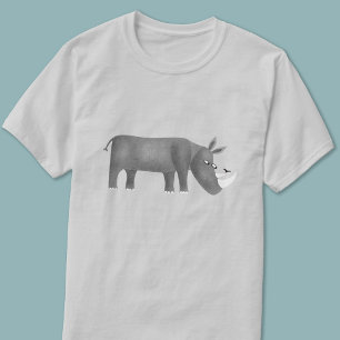 T-shirt Cute Amoureux des animaux Rhinoceros