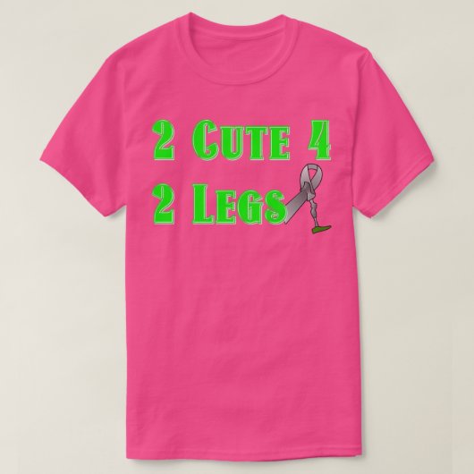 T-shirt Cute Amputée (Design devant)