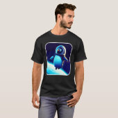 T-shirt Cute And  Astronaut Penguin Space Penguin Galaxy M (Devant entier)