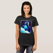 T-shirt Cute And Astronaut Penguin Space Penguin Galaxy M (Devant entier)