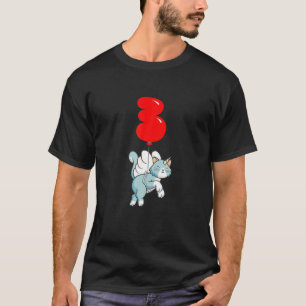 T-shirt Cute Angel Chat 3E Anniversaire Enfants Ballotte