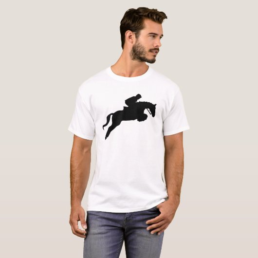 T-shirt Cute Anglais Riding Hunter Jumper Girl Riding Hors (Devant entier)