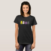 T-shirt Cute Animal Chat Non Binary Pride Agender Non Bina (Devant entier)