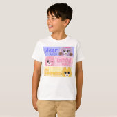 T-shirt Cute Animal Frienz : Parfait pour les enfants (Devant entier)