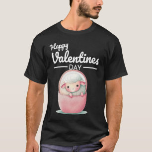 T-shirt Cute Animal Heart Panda Bonne Saint Valentin Joyeu