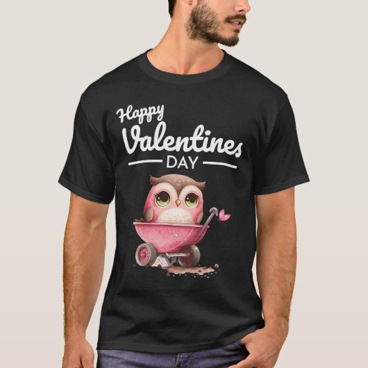 T-shirt Cute Animal Heart Panda Joyeux Saint Valentin 16 (Devant)