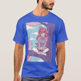 T-shirt Cute Anime Girl Japonaise manga Chibi Kawaii otaku