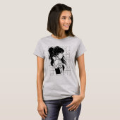 T-shirt Cute Anime Goth Girl (Devant entier)