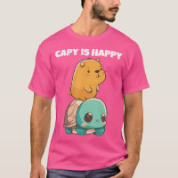 Cute Anime Kawaii Animaux Tortue Et Happy Capybar