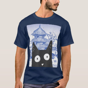 T-shirt Cute Anime Kitten Neko Japon Manga Harajuku Otaku