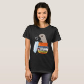 T-shirt Cute Antidepressant Parrot I Red bellied Parrot (Devant entier)