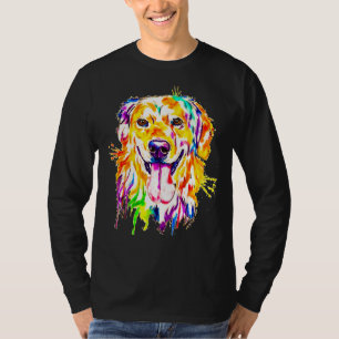 T-shirt Cute aquarelle Golden Retriever