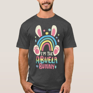 T-shirt Cute Arc En Ciel Oeufs De Pâques Bunny Oreilles Un