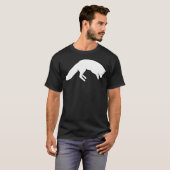 T-shirt Cute Arctic Fox T Shirt For Men & Women Pouncing A (Devant entier)