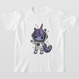 T-shirt Cute Astro Unicorn