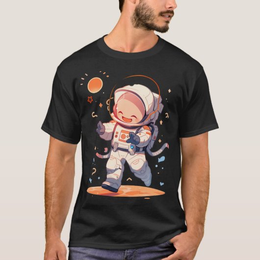 T-shirt Cute astronaute (Devant)