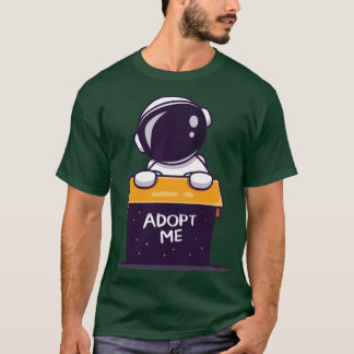 T-shirt Cute astronaute en boîte