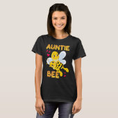 T-shirt Cute Auntie Bee Mother's Day Beekeeper Matching Fa (Devant entier)