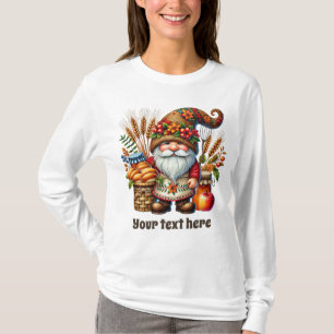 T-shirt Cute automnal nain saisonnier ajouter du texte