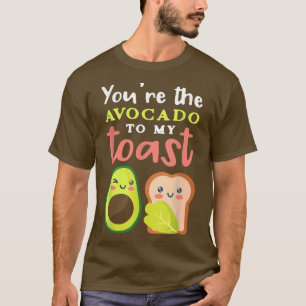 T-shirt Cute Avocado Aime Vous L'Avocado À Mon Toast V