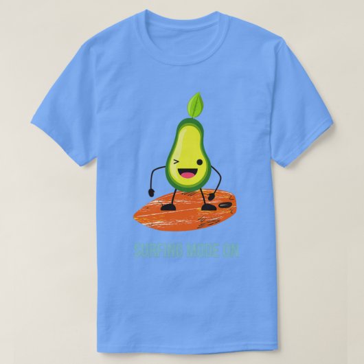 T-shirt Cute Avocado Surf (Design devant)