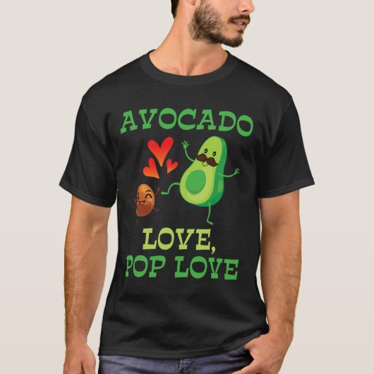 T-shirt Cute Avocados Danser Ensemble Avocado Love Pop Lo (Devant)
