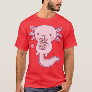 T-shirt Cute Axolotl Bubble Thé