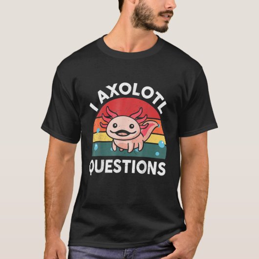 T-shirt Cute Axolotl Funny (Devant)
