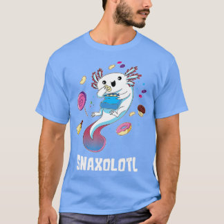 T-shirt Cute Axolotl Lover Snaxolotl (107)