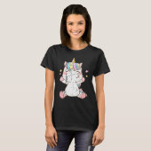 T-shirt Cute Baby Unicorn Unicorns Magical Creature Fans (Devant entier)