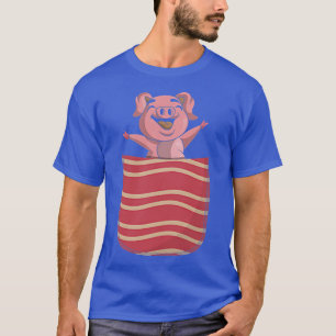 T-shirt Cute Bacon Lover Drôle Porc Porc Bacon