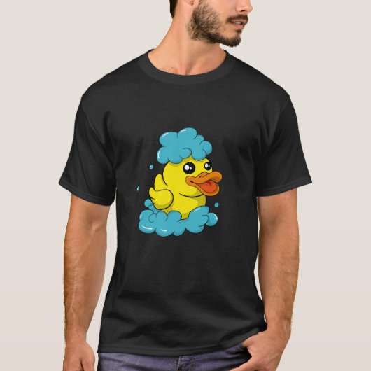 T-shirt Cute Bain Canard Drôle Fabricant de savon (Devant)