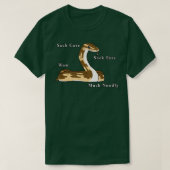 T-shirt Cute balle Python Snake (Design devant)