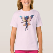T-shirt Cute Ballerina Dancing Robot Pixie (Devant)