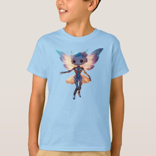 T-shirt Cute Ballerina Dancing Robot Pixie (Devant)