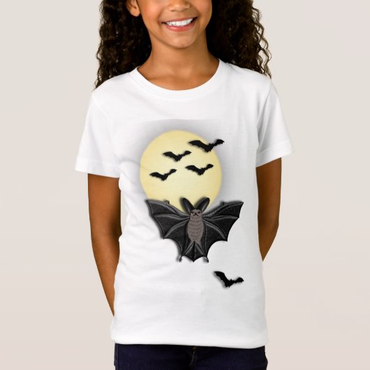 T-Shirt Cute Bat Halloween (Devant)