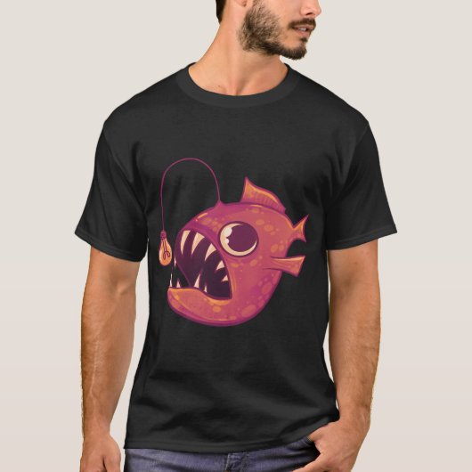T-shirt Cute Baudroie (Rouge) (Devant)