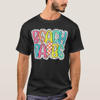 T-shirt Cute Beach Babe Summer Vibes Vacay Vacay Femmes