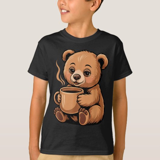T-shirt Cute Bear Design For Bear Lover And Bear (Devant)