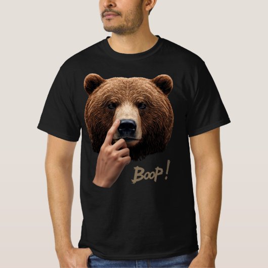 T-shirt Cute Bear Nose Boop Tee – Boop! (Devant)
