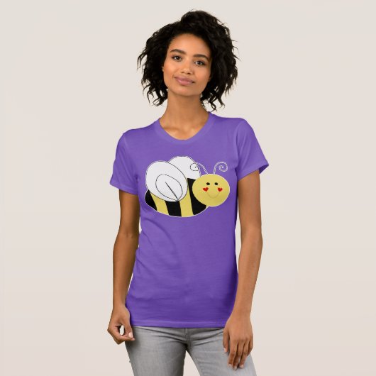 T-shirt Cute Bee Graphic (Devant entier)